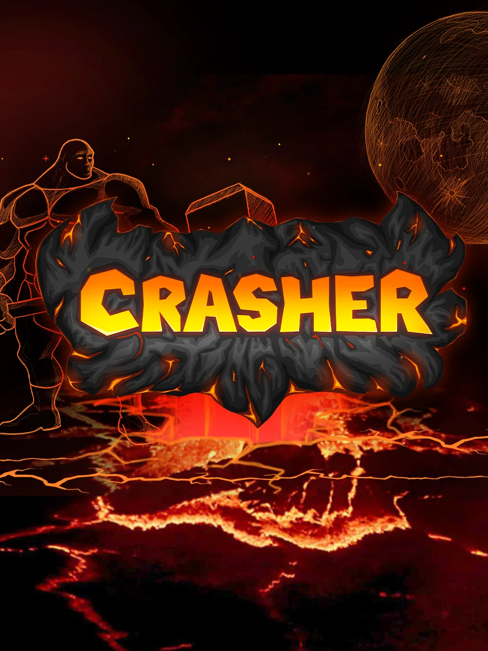 Portada de crash rápido con diseño agresivo y deportivo